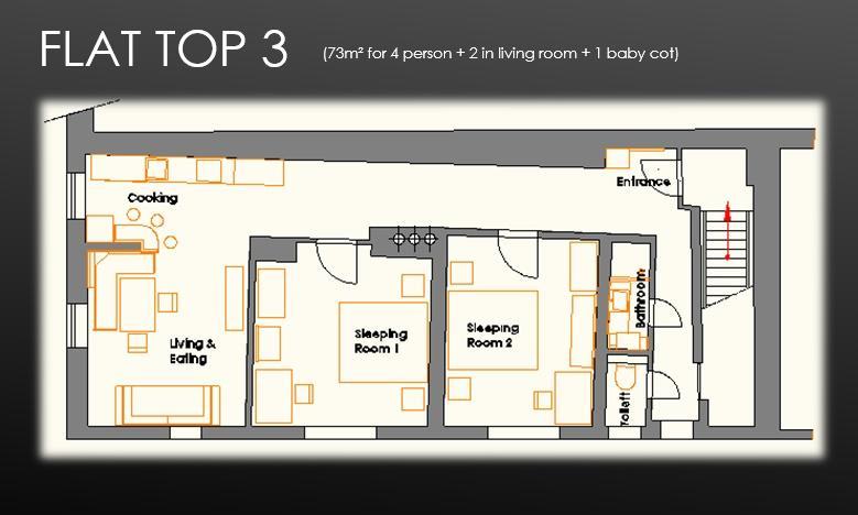 Apartment City Center - Top 3 *